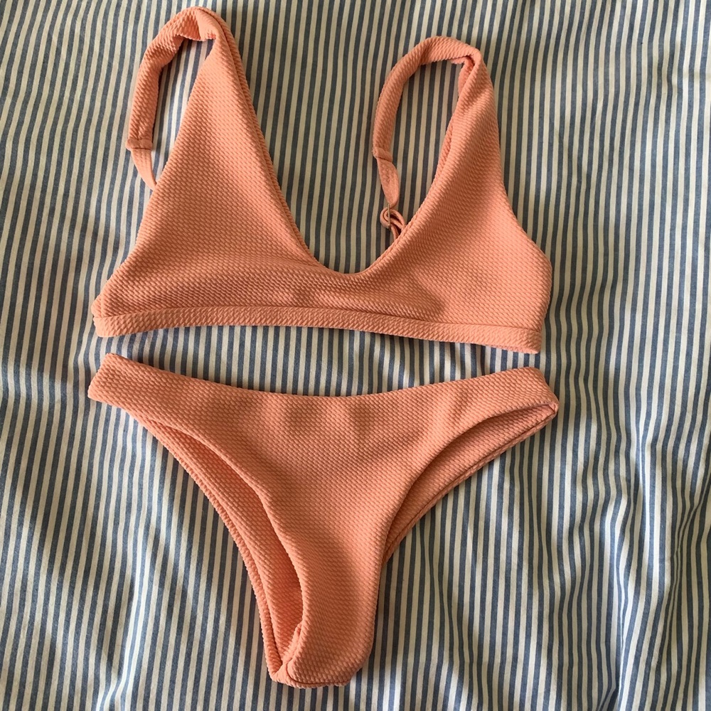 Peach bikini